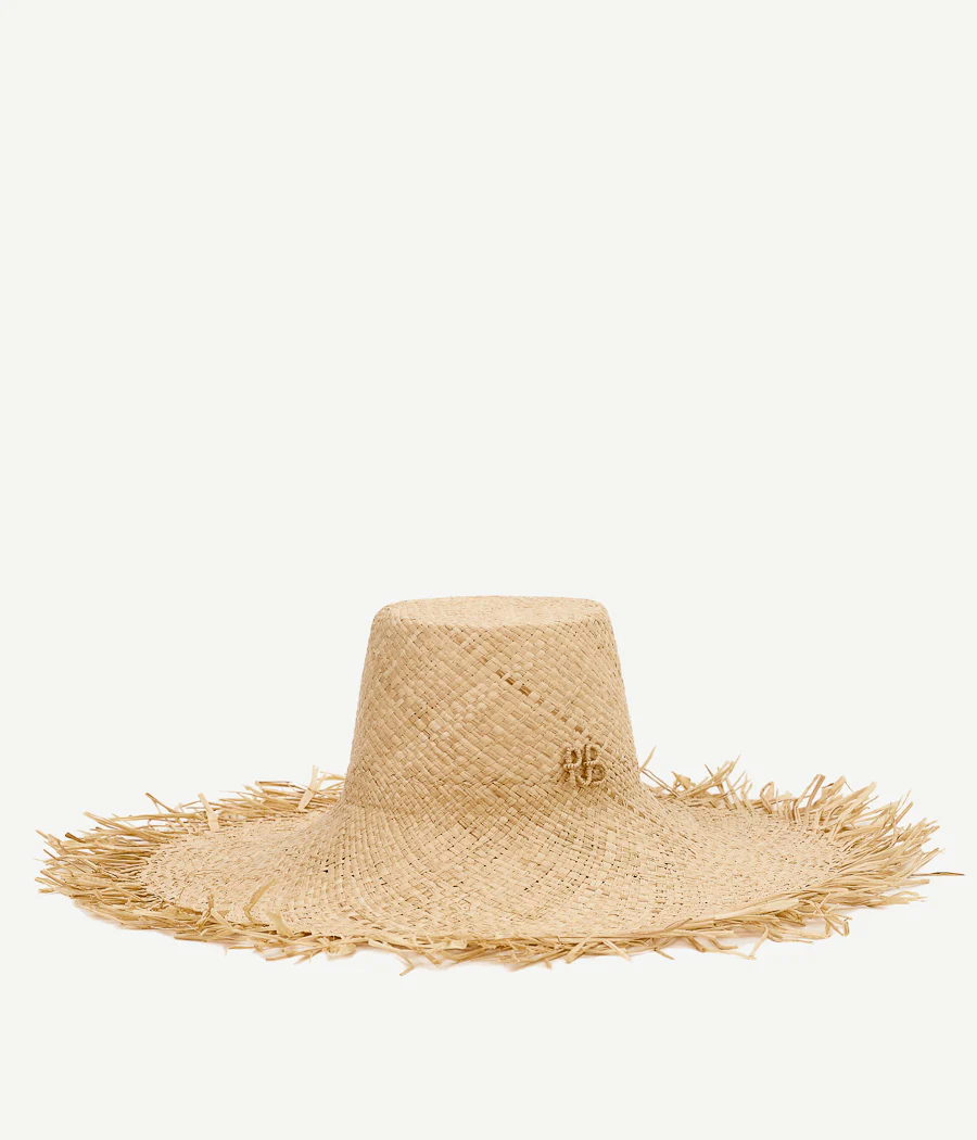 NATURAL STRAW OVERSIZED HAT